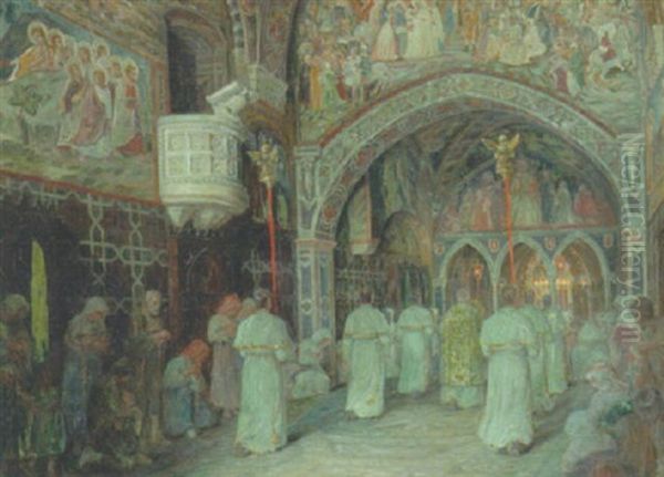Religios Messe I Overkirken I Klostret St. Benedetto, Subiaco - view 1
