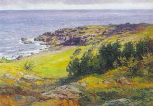 Frisk Kulling Ved Solvklipperne, Gudhjem by Carl Budtz-Moller