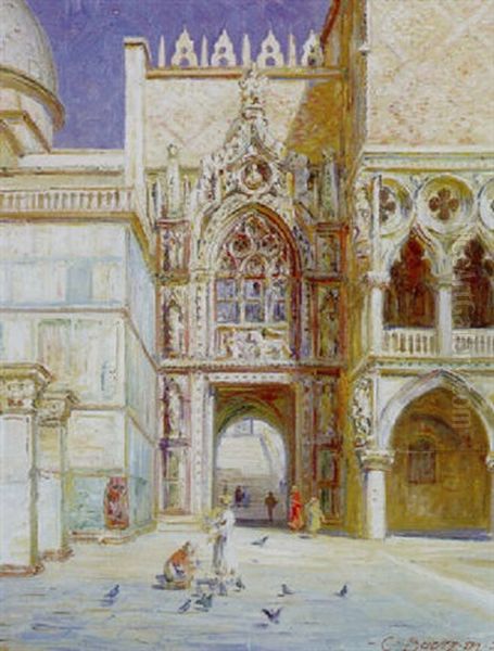 Portal Ved Dogepaladset I Venedig - view 1