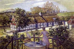 Sommerdag Ved Kunstnerens Sommerbolig, Meolsted, Bornholm