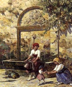 Ved Fontaenen I Taormina