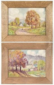 Two Homestead Scenes Two Homestead Scenes