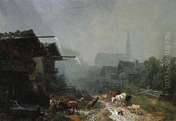 Partenkirchen Im Regen - view 1