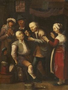 At The Dentist by Jan Jansz Buesem