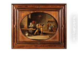 Interieur De Taverne by Jan Jansz Buesem