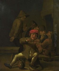 Der Geigenspieler by Jan Jansz Buesem