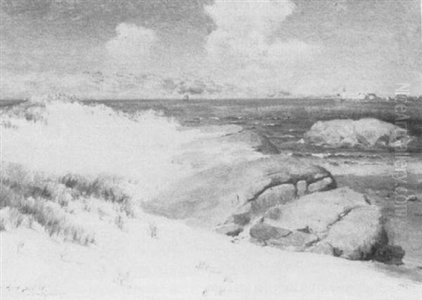 Annisquam Beach Scene - view 1