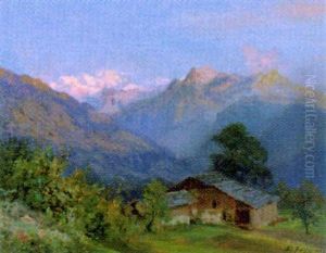 Berglandschaft Bei Sonnenaufgang