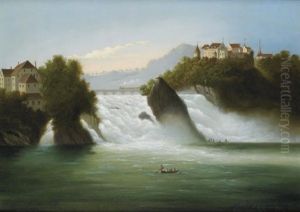 Rheinfall by Johann-Rudolph Buhlmann