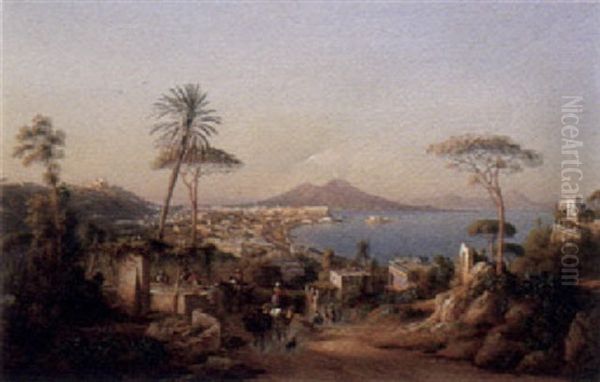 Neapal Mit Vesuv - view 1