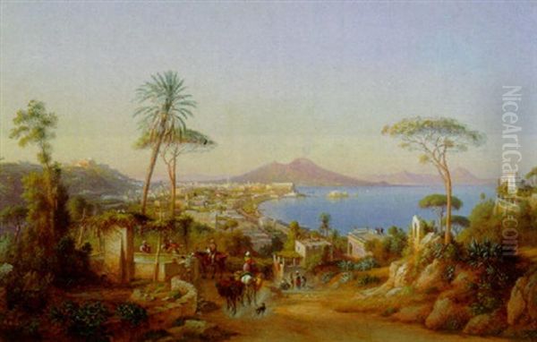 Voyageurs Sur La Route Vers Naples - view 1