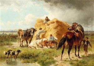 Harvest Scene by Conrad Buehlmayer
