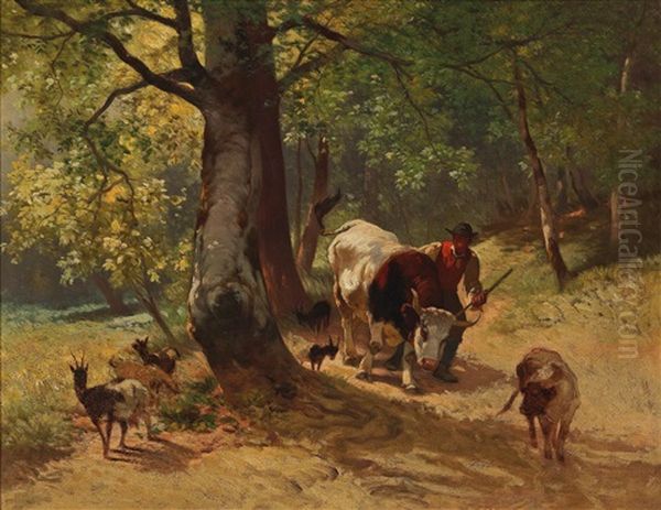 Returning From The Meadow - view 1