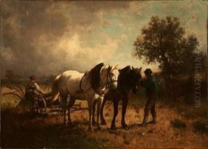 Harvest Scene by Conrad Buehlmayer