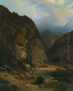 Landschaft Am See by Conrad Buehlmayer