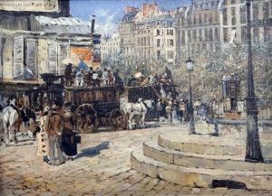 Parisian Street Scene Parisian Street Scene