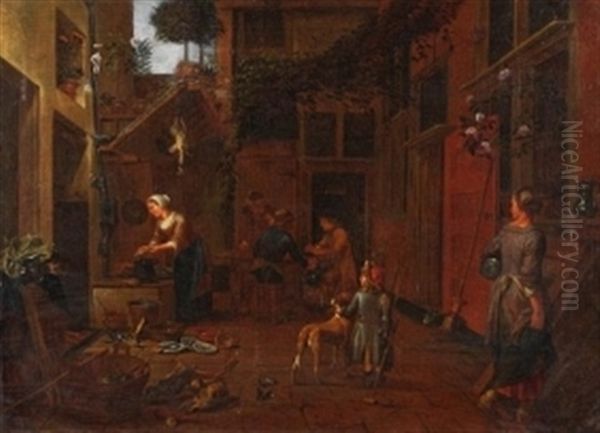 Innenansicht Eines Hofes - view 1
