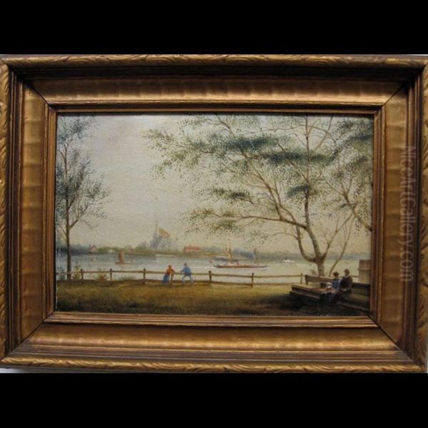 Waterfront Of Hochelaga (eastern Montreal) Looking Towardlongueuil - view 1