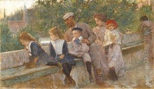 The Artist With His Family At Cavtat