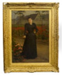 A Stroll In The Park by Jean Eugene Buland
