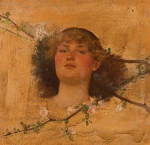Le Reve; Etude De Visage De Jeune Fille