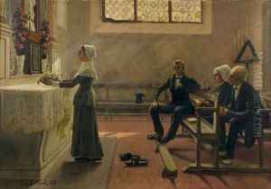 L'offrande by Jean Eugene Buland