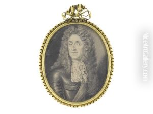 James Ii (1633-1701), King Of England And Ireland And James Vii Of Scotland (1685-1688), Wearing Suit Of Armour, Lace Jabot And Sash Of The Order Of The Garter