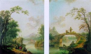 Flusslandschaft Mit Fischern thumbnail
