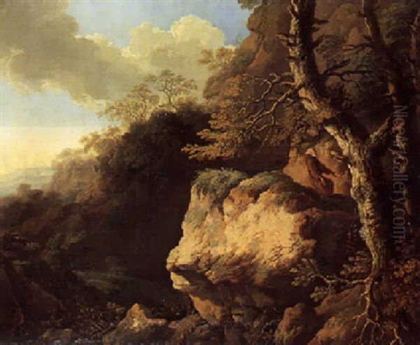 Felslandschaft Mit Weiher - view 1