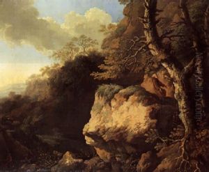Felslandschaft Mit Weiher Felslandschaft Mit Weiher
