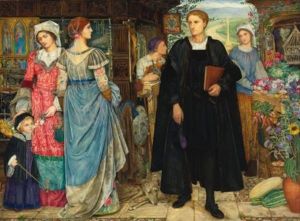 The Chance Meeting, Look In My Face-my Name Is-might Have Been (a Superscription) Dante Gabriel Rossetti by Kate Elizabeth Bunce