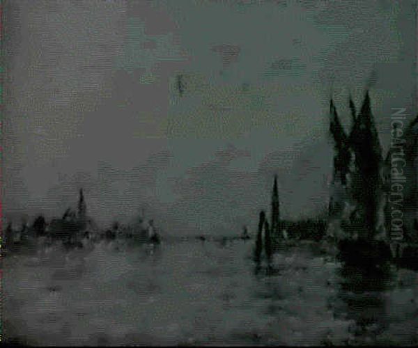 The Venetian Lagoon With San Giorgio Maggiore In The Distance - view 1