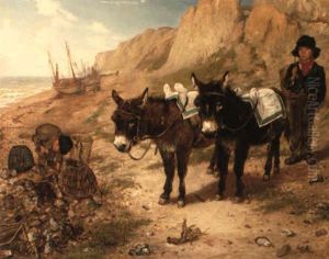 Collecting The Lobsters by Edgar Bundy