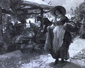 The Market Girl by Edgar Bundy