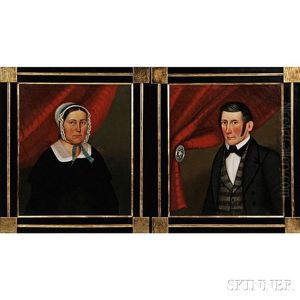 Portraits Of Mr. And Mrs. Abel Brown by Horace Bundy