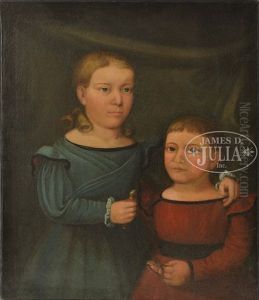 Portrait Of Two Children by Horace Bundy