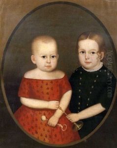 Portrait Of George Henry And Charles Albert Whitcomb
