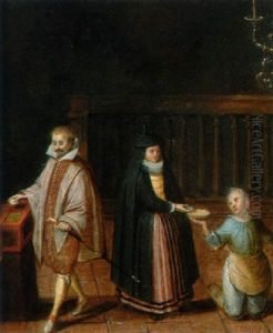 Das Almosen by Francois Bunel the Younger