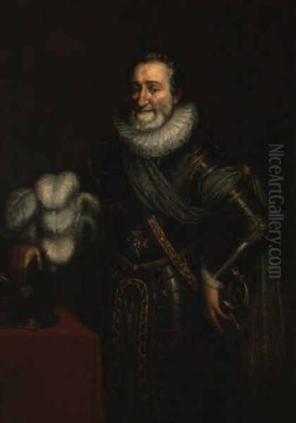 Portrait D'henri Iv En Armure - view 1