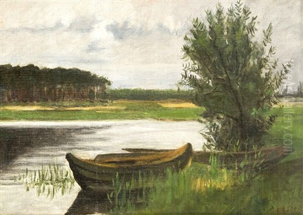Boote Am Ufer Der Beke - view 1