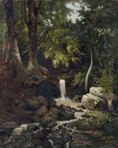 Waldstuck Mit Quelle by Franz Bunke