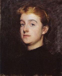 Portrait Of Eleanor Hardy Bunker by Dennis Miller Bunker