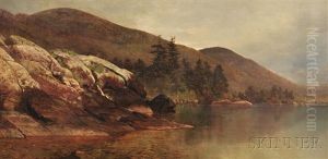 Fourteen Mile Island, Lake George by Andrew Fisher Bunner