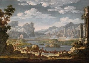 Die Belagerung Einer Stadt Durch Die Truppen Des Francesco D'este, Herzog Von Modena