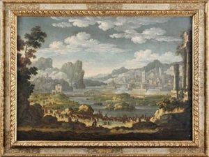 Siege D'une Ville Fortifiee by Jan van Bunnick