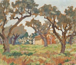 Spring Landscape, South Of France by Rupert Charles Bunny