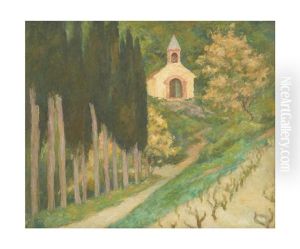 The Chapel In The Hills by Rupert Charles Bunny