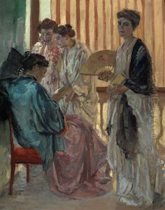 The 'tiff' by Rupert Charles Bunny