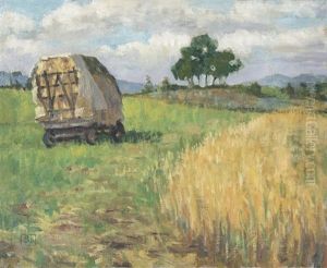 Hay Wagon Near Arles by Rupert Charles Bunny