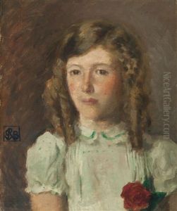 Study Of Patricia Hiddingh by Rupert Charles Bunny